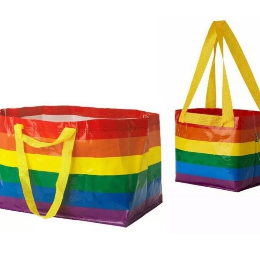 Small and Big IKEA Pride Bags